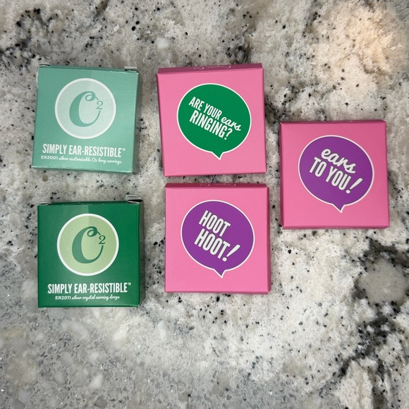 Origami Owl Hoops and Drops Interchangeable Earrings Set - Picture 2 of 9